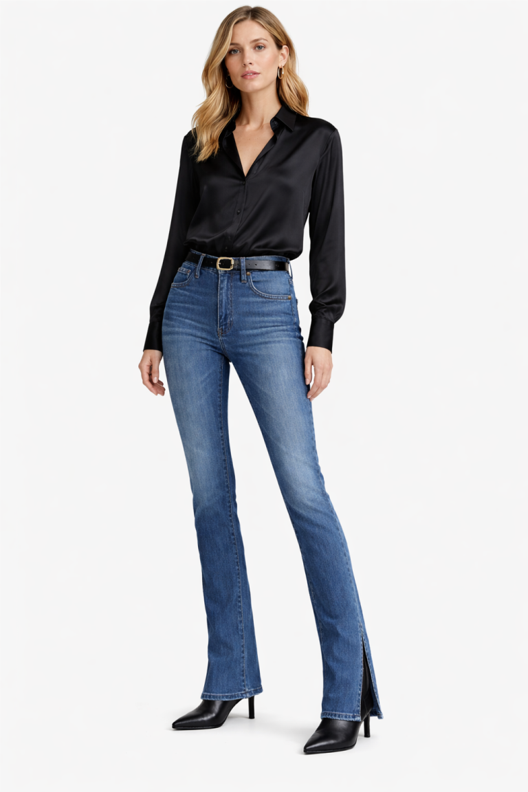 Jean sur-mesure bootcut taille moyenne – Absolute Line | HOLDENIM