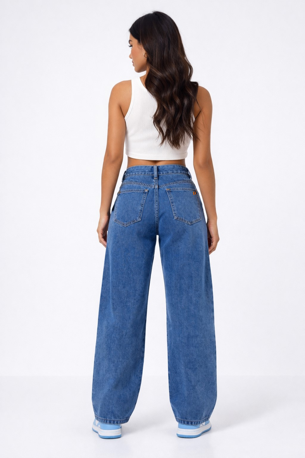 Jean sur-mesure boyfriend taille haute – Natural Precision - BS203 - Vue 2