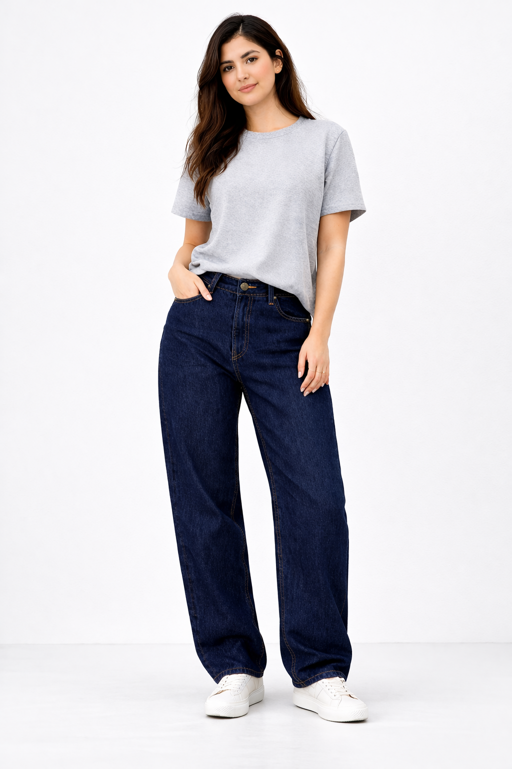 Jean sur-mesure boyfriend taille basse – Bold Horizon - BS204 - Vue 1