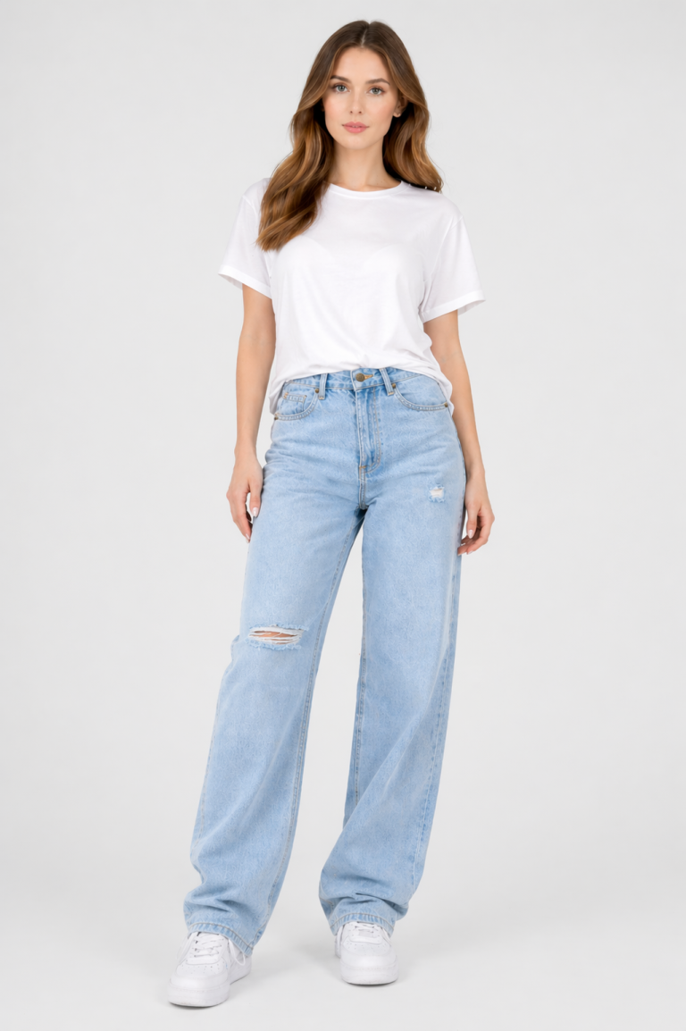 Jean sur-mesure boyfriend taille basse – Velvet Motion | HOLDENIM