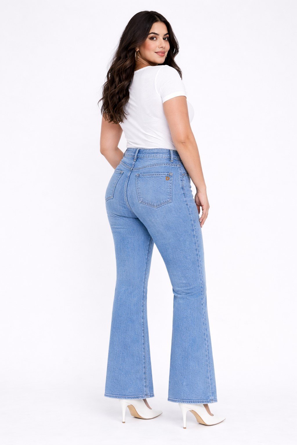 Jean sur-mesure flare taille moyenne – Urban Sculpt - FS305 - Vue 2