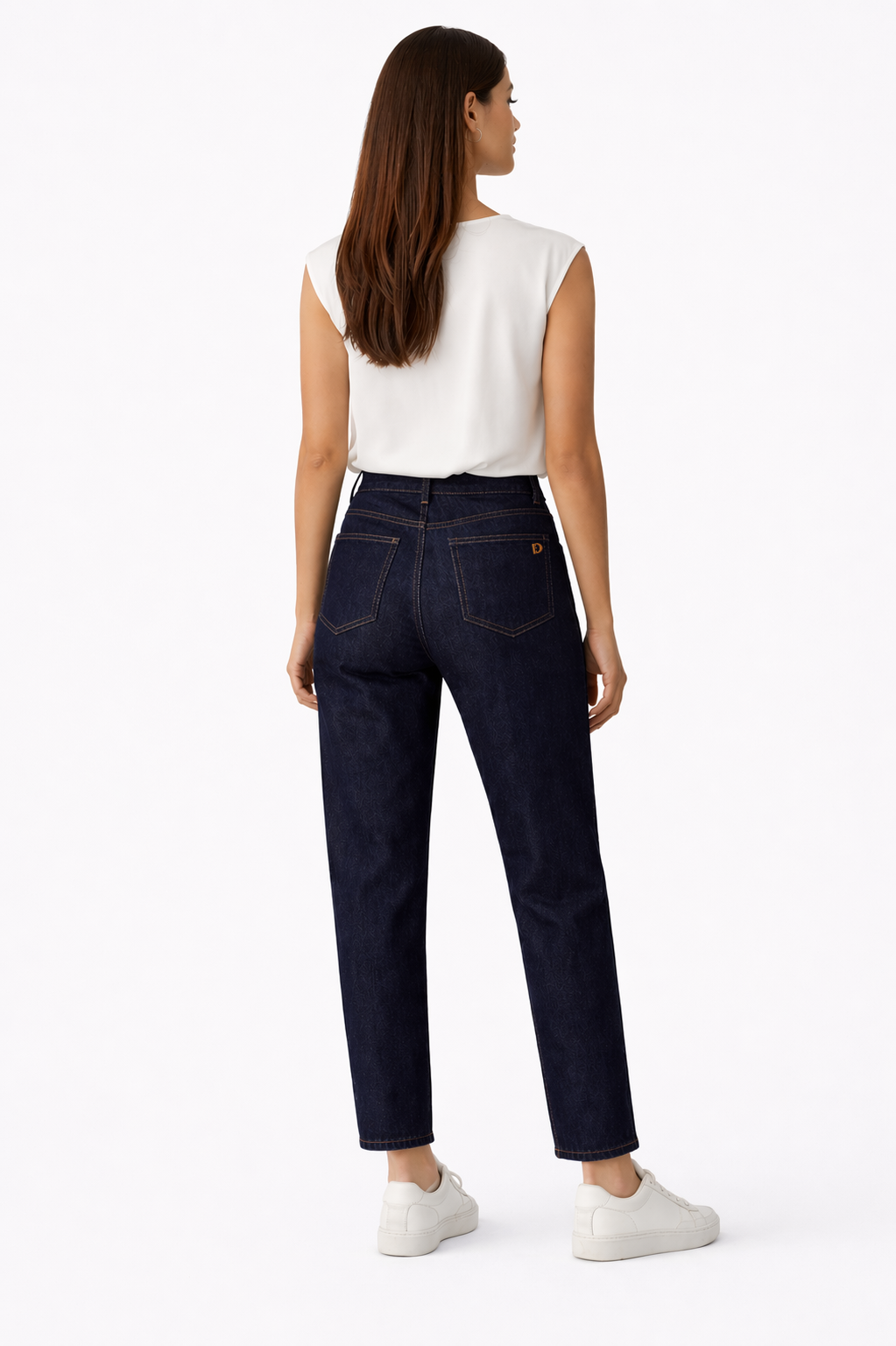 Jean sur-mesure coupe mom taille moyenne – Signature Frame 3 - ME403 - Vue 2