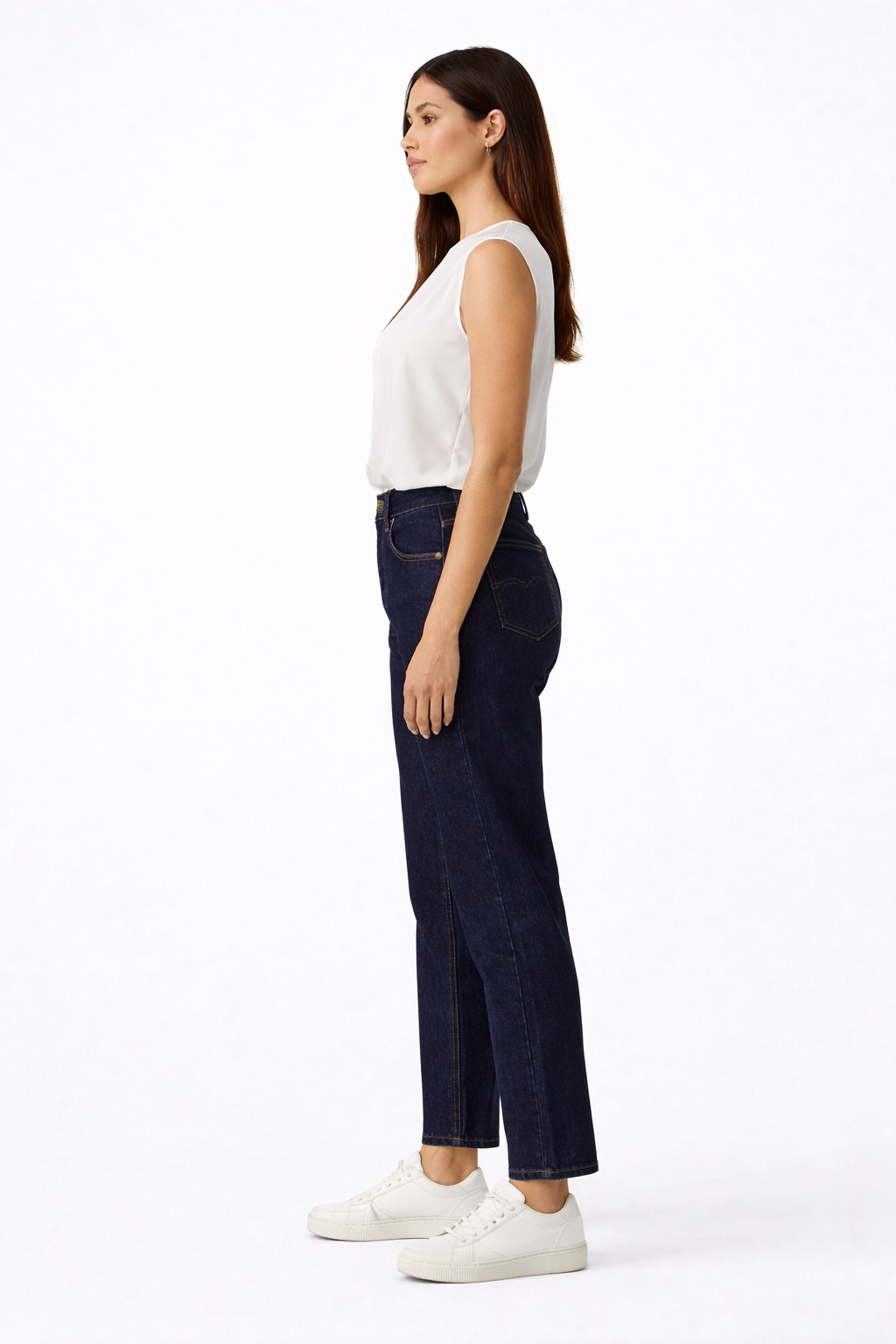 Jean sur-mesure coupe mom taille moyenne – Signature Frame 3 - ME403 - Vue 3