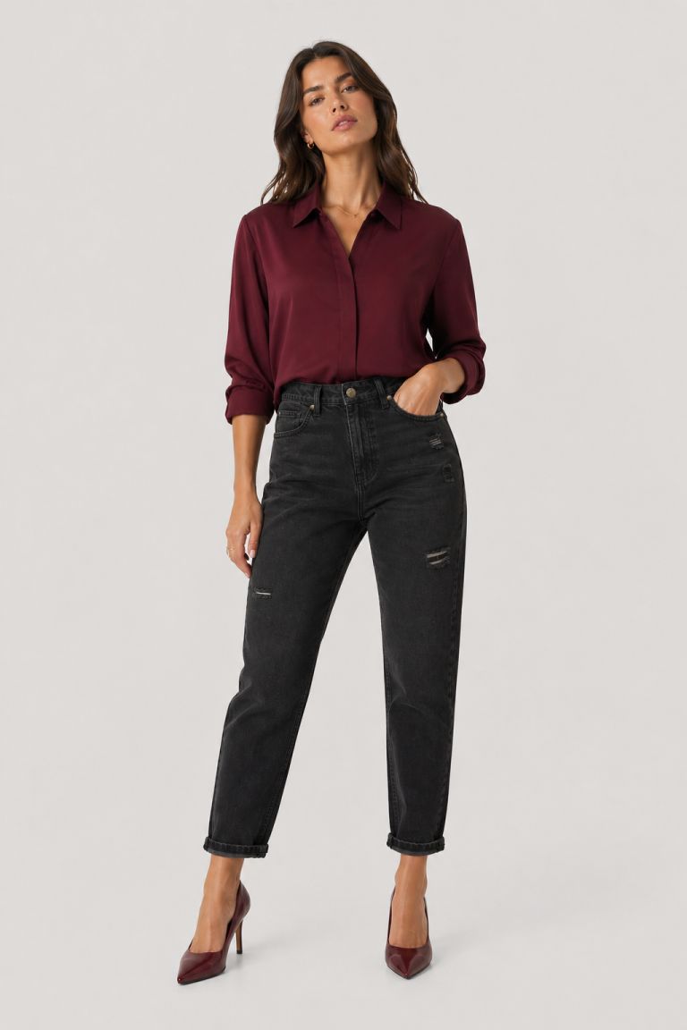 Jean sur-mesure coupe mom taille haute – True Ease 3 | HOLDENIM
