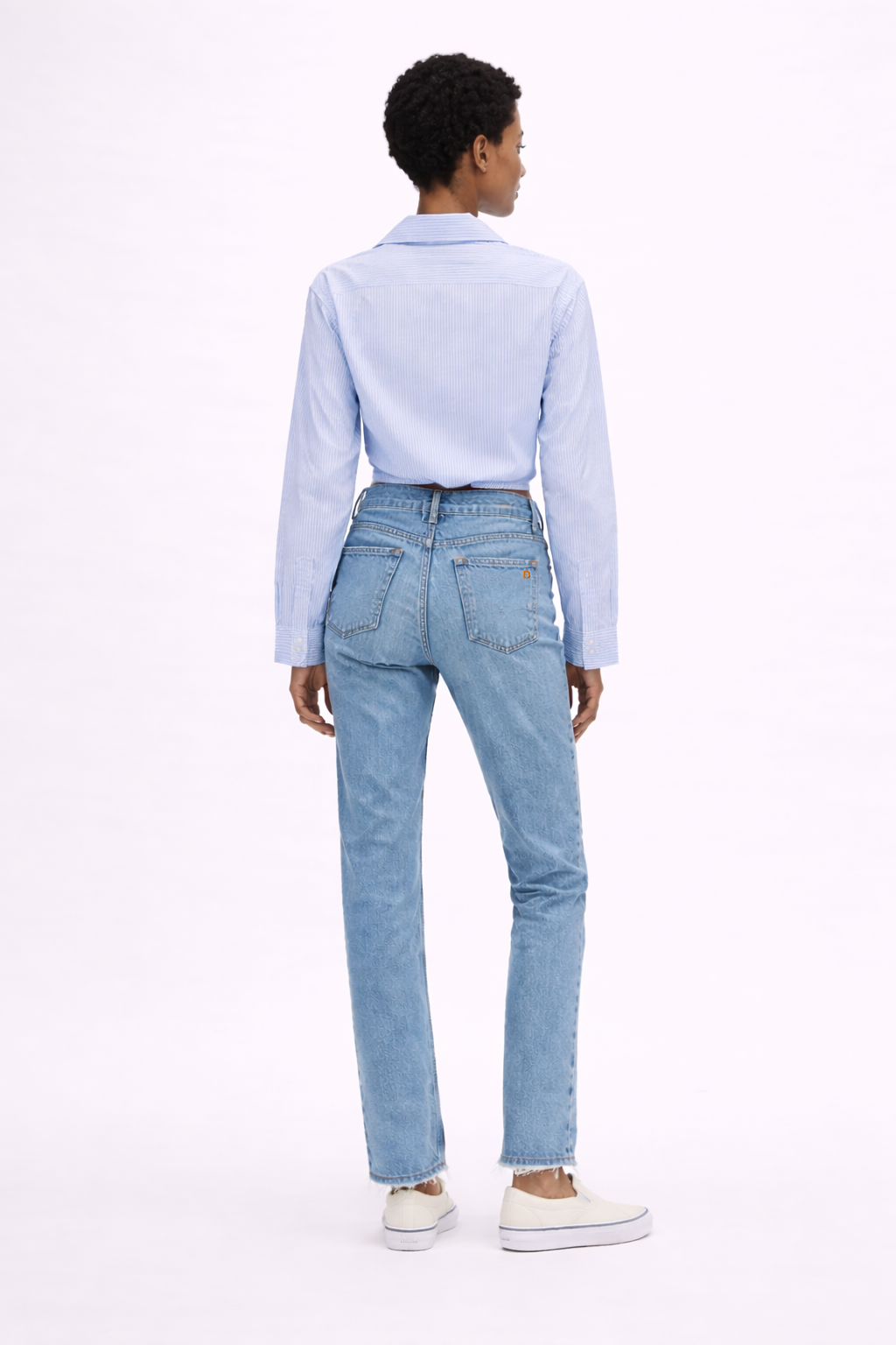 Jean sur-mesure coupe droite taille haute – Limitless Fit - SG702 - Vue 2
