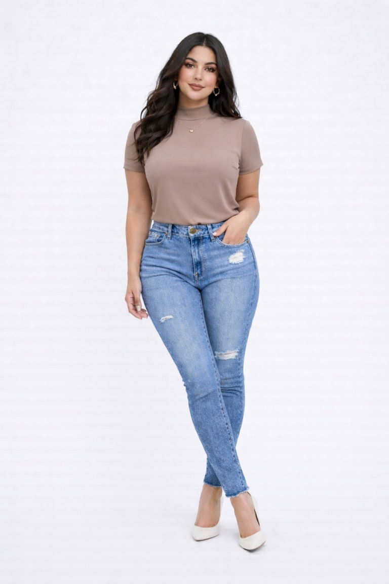 Jean sur-mesure skinny taille moyenne – Pure Structure 2 | HOLDENIM