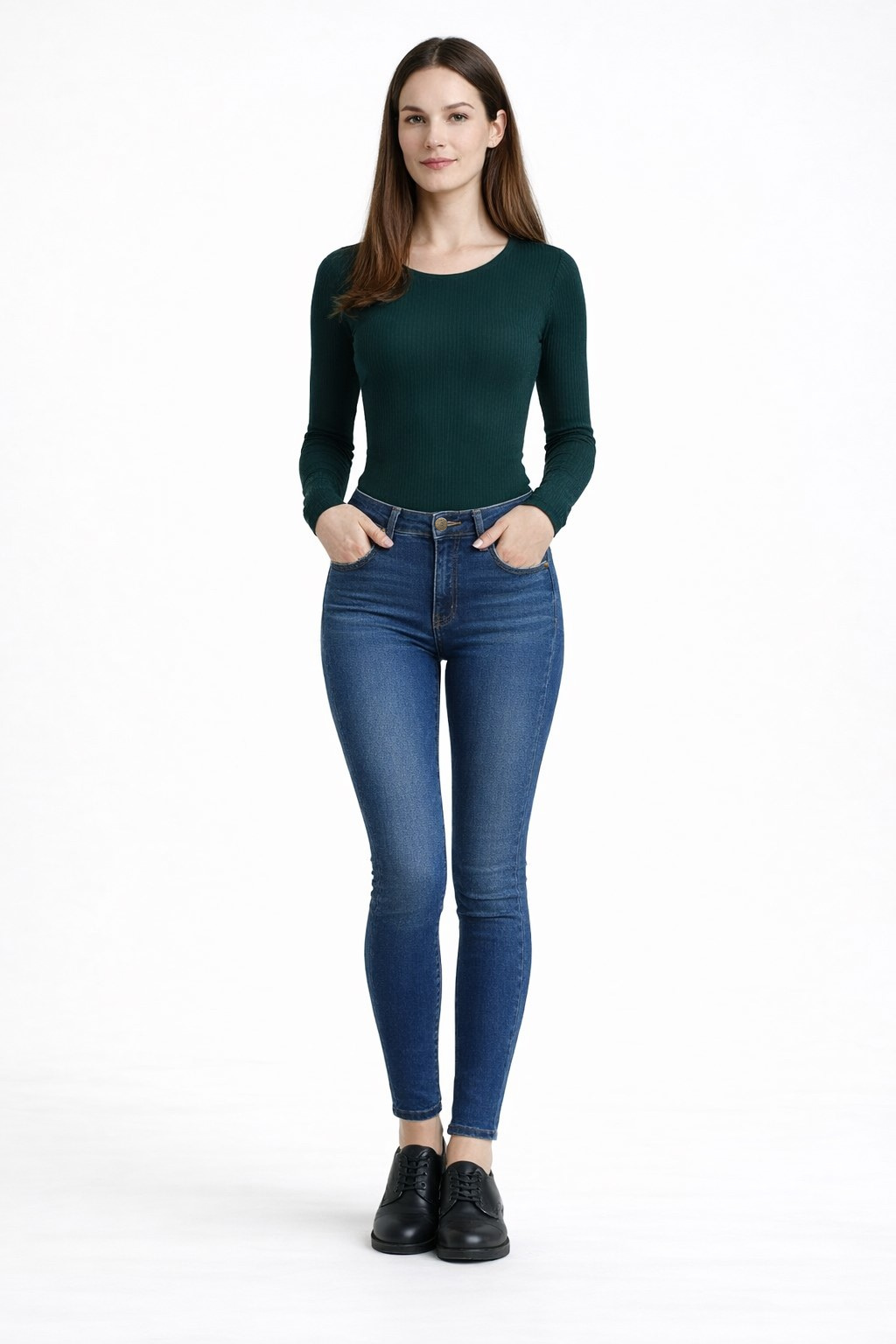 Jean sur-mesure skinny taille moyenne – Tailored Ease 2 - SS505 - Vue 1