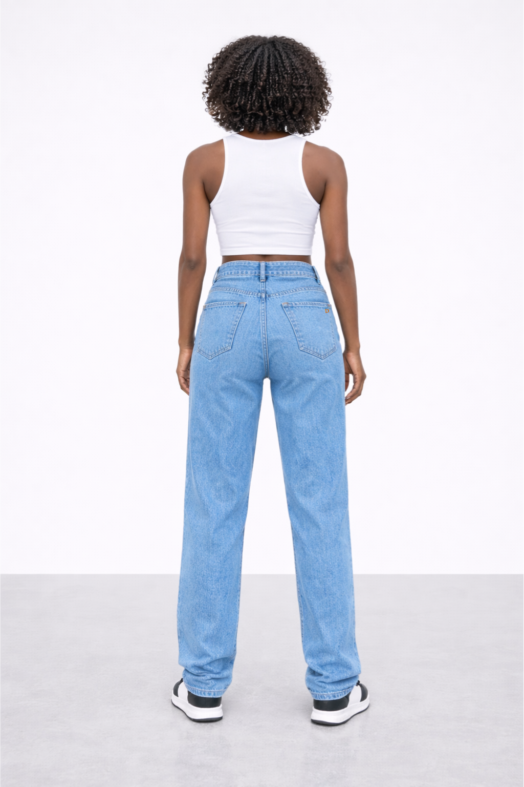 Jean sur-mesure wide leg taille haute – Essential Drift 2 - WH801 - Vue 2