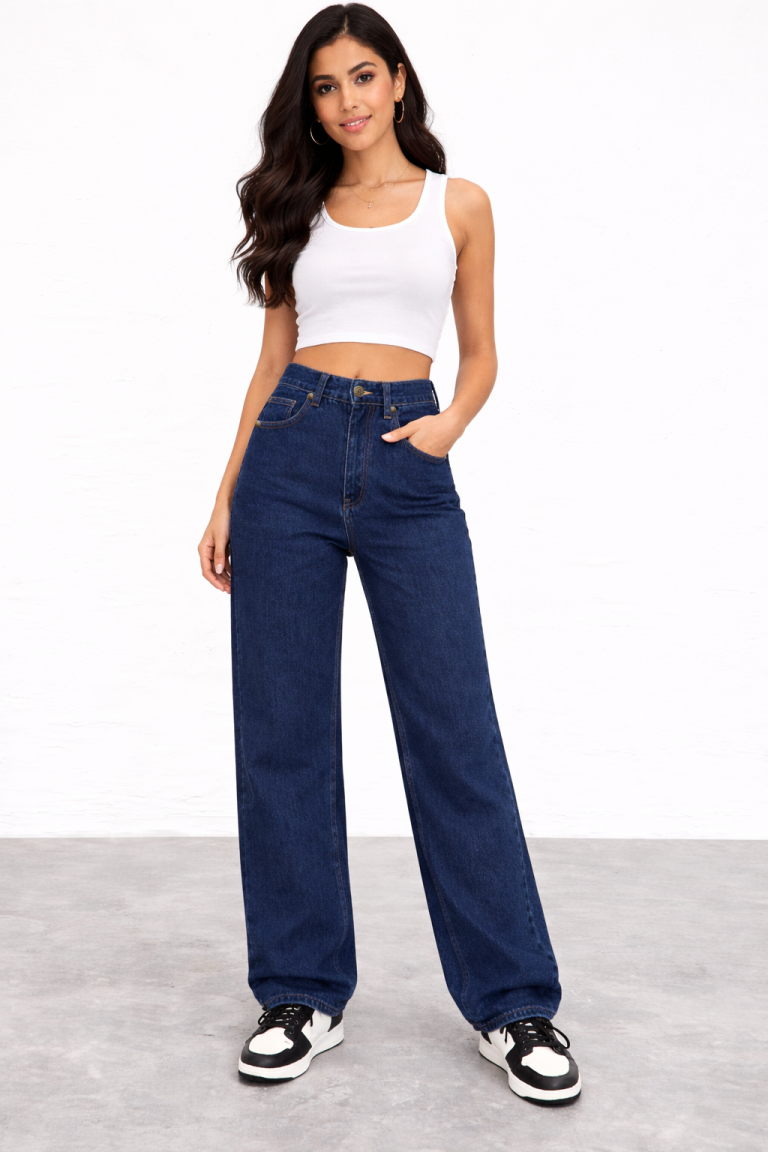 Jean sur-mesure wide leg taille haute – Urban Sculpt 3 | HOLDENIM