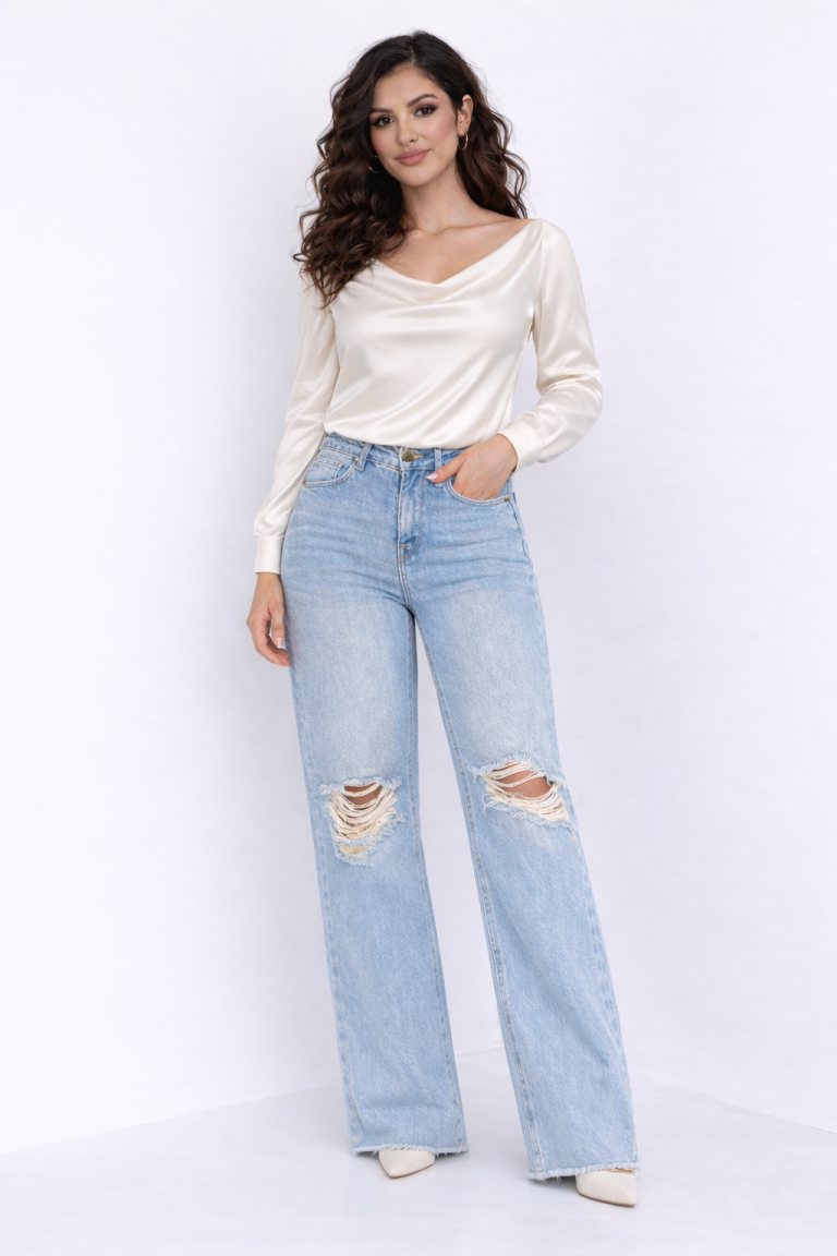 Jean sur-mesure wide leg taille haute – True Ease 4 | HOLDENIM