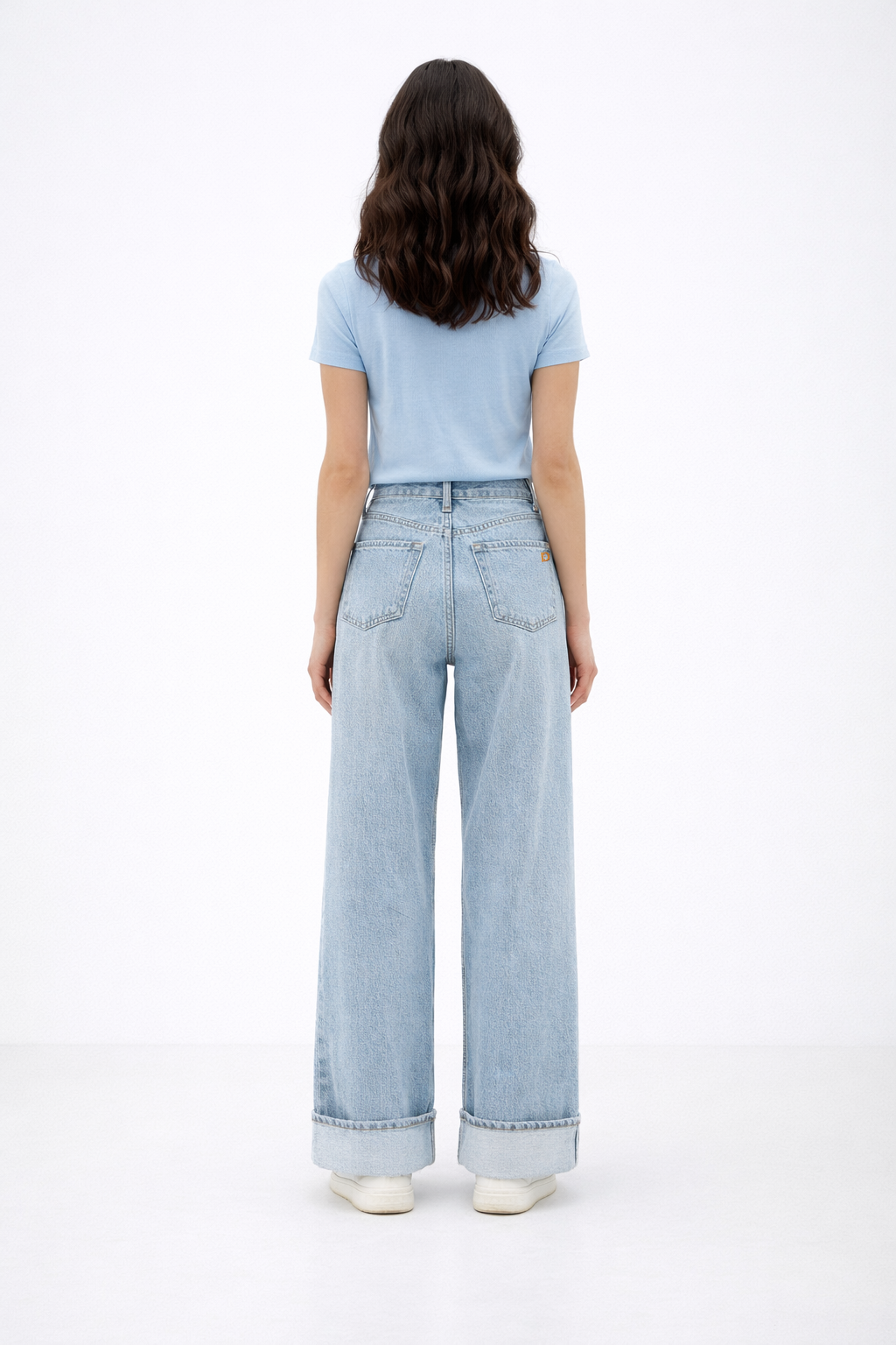 Jean sur-mesure wide leg taille haute – Freedom Line 2 - WH804 - Vue 2