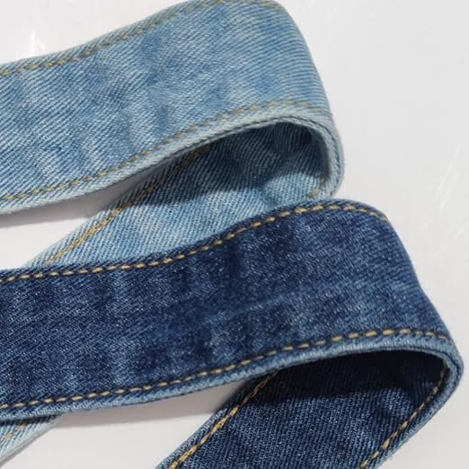 Ceinture Loop en Denim à Boucle Ronde argentée – Style Casual & Tendance – Image 3
